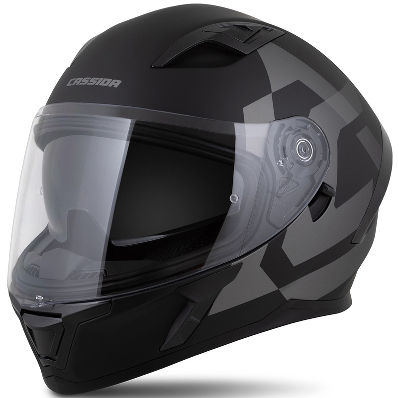Casque intégral Cassida Orbit Grind noir-gris mat