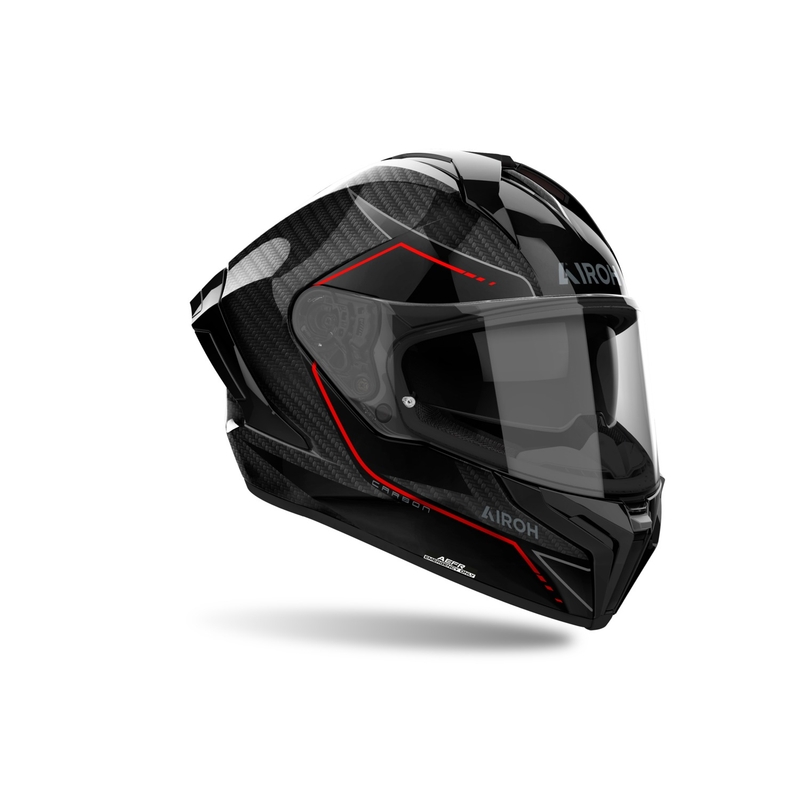Casque moto intégral Airoh MATRYX Carbon noir brillant