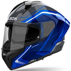 Casque moto intégral Airoh MATRYX Wide bleu