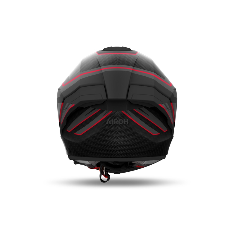 Casque moto intégral Airoh MATRYX Sentinel rouge mat