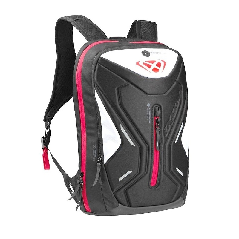 Sac à dos moto IXON R-Laser 25 l noir-blanc-rouge