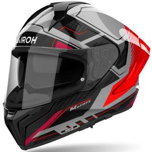 Casque moto intégral Airoh MATRYX Rocket rouge brillant