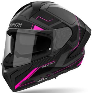 Casque moto intégral Airoh MATRYX Rocket rose mat