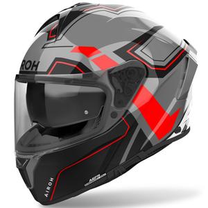 Casque moto intégral Airoh SPARK 2 Dart rouge brillant