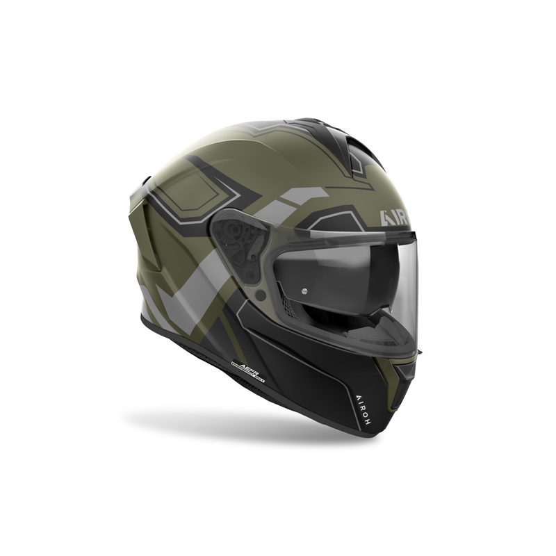 Casque moto intégral Airoh SPARK 2 Dart vert kaki mat
