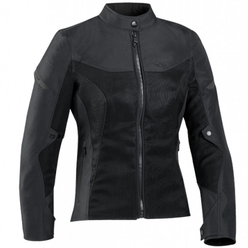 Veste moto femme IXON Fresh Lady noir