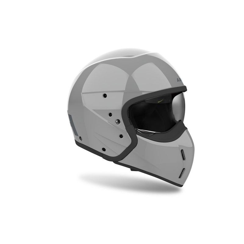 Casque moto modulable Airoh J110 Color gris ciment brillant