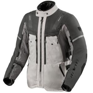 Blouson moto Revit Sand 5 H2O Argent-Anthracite