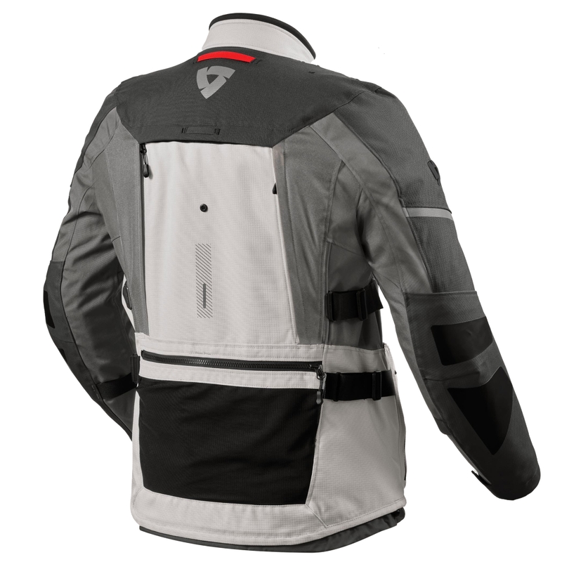 Veste de moto Revit Sand 5 H2O argent-anthracite