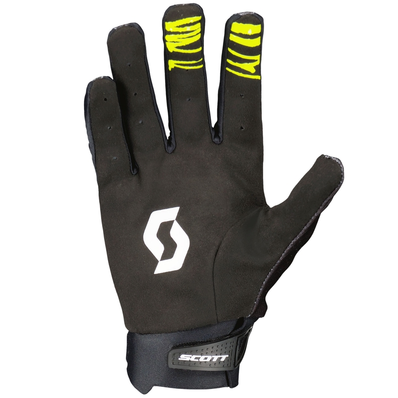 Gants motocross SCOTT EVO DIRT noir-jaune fluo