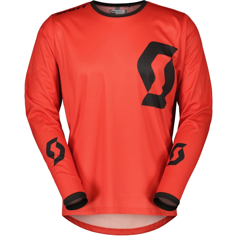 Maillot motocross SCOTT Compete rouge soldes