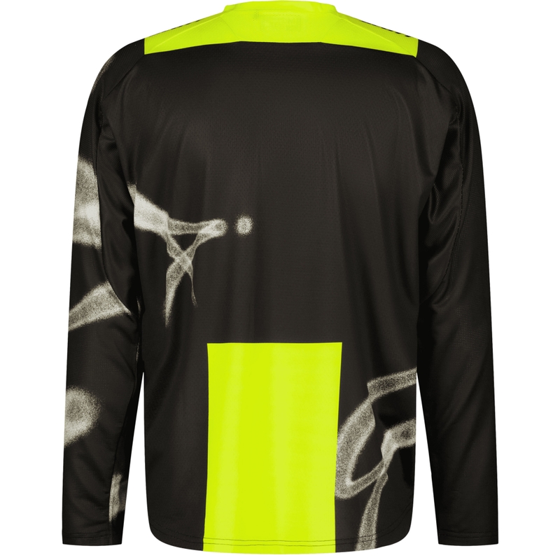 Maillot motocross SCOTT EVO Dirt noir-jaune fluo soldes