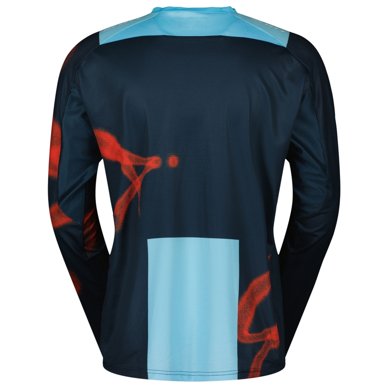 Maillot motocross SCOTT EVO Dirt bleu-rouge soldes