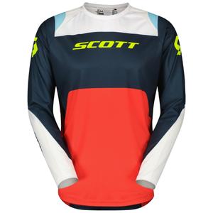 Maillot motocross SCOTT EVO Race bleu-rouge