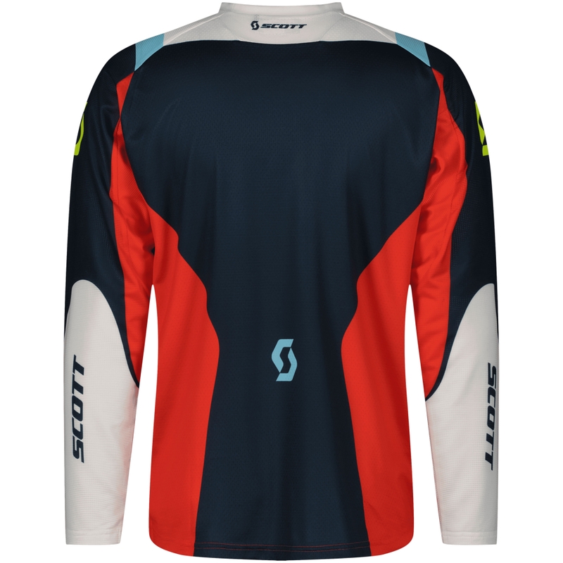 Maillot motocross SCOTT EVO Race bleu-rouge