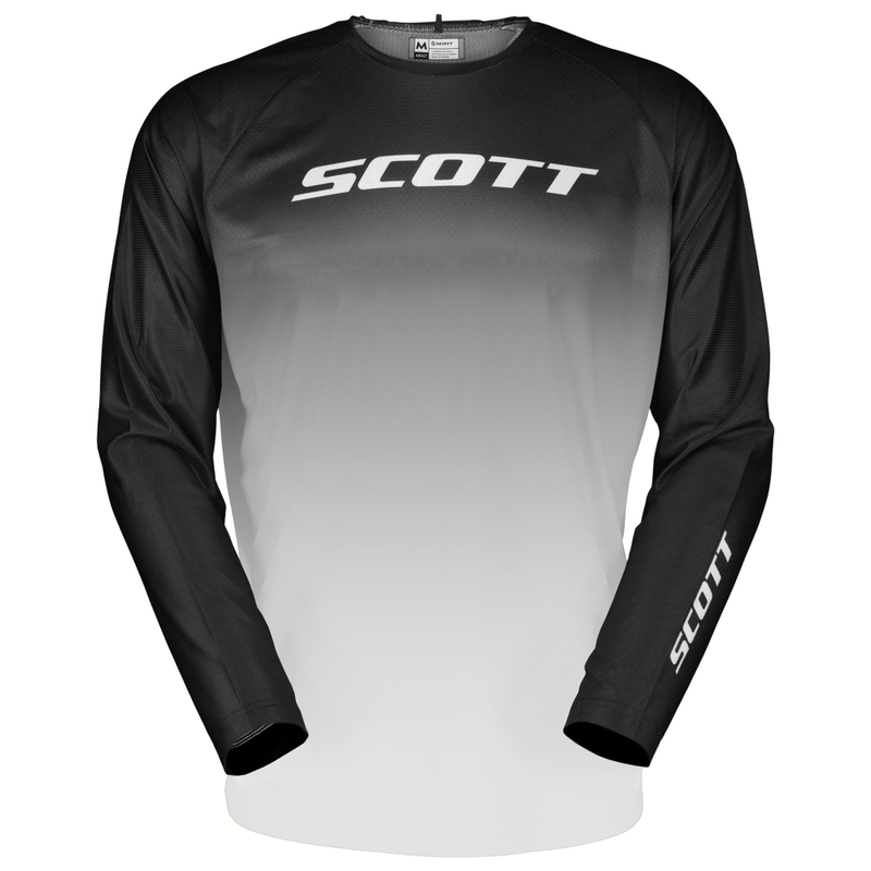 Maillot motocross SCOTT EVO Swap noir-blanc soldes