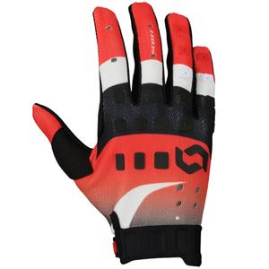 Gants motocross SCOTT Podium PRO rouge-noir
