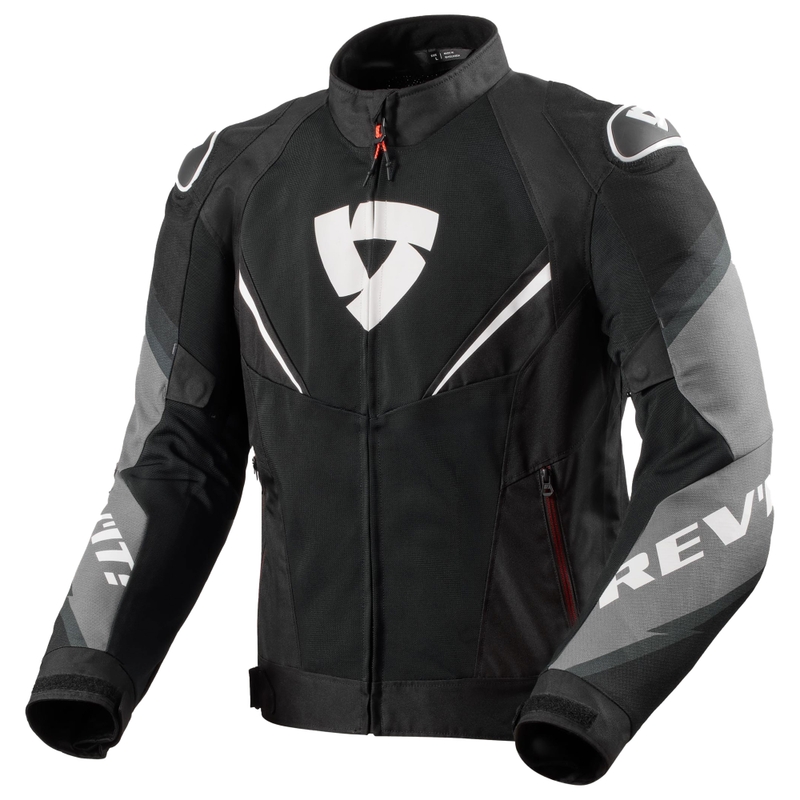 Veste moto Revit Quantum 3 Air noir-blanc