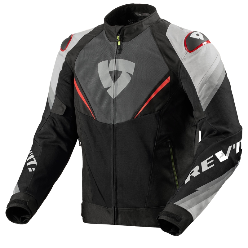 Veste moto Revit Quantum 3 Air gris-rouge