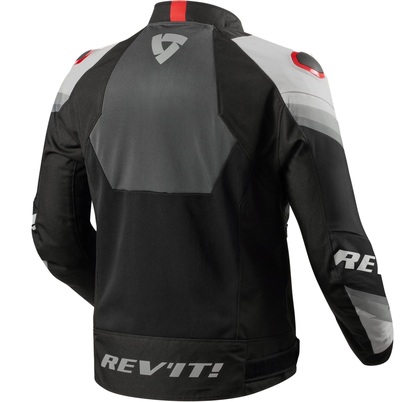 Veste moto Revit Quantum 3 Air gris-rouge