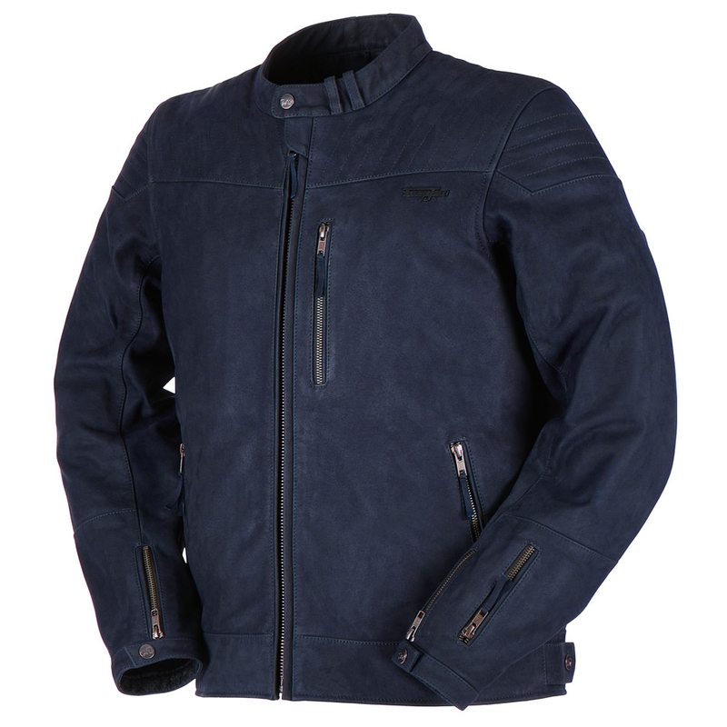 Veste en cuir Furygan Clint Evo bleu