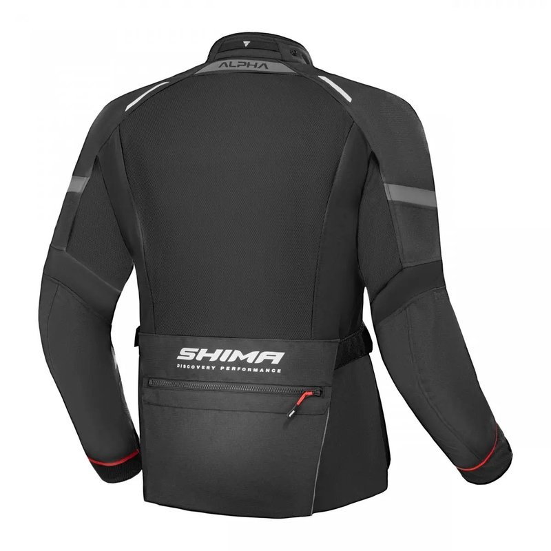 Veste moto Shima Alpha noire