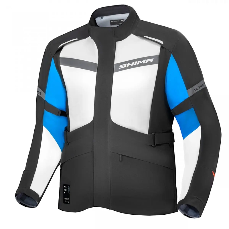 Veste moto Shima Alpha bleu