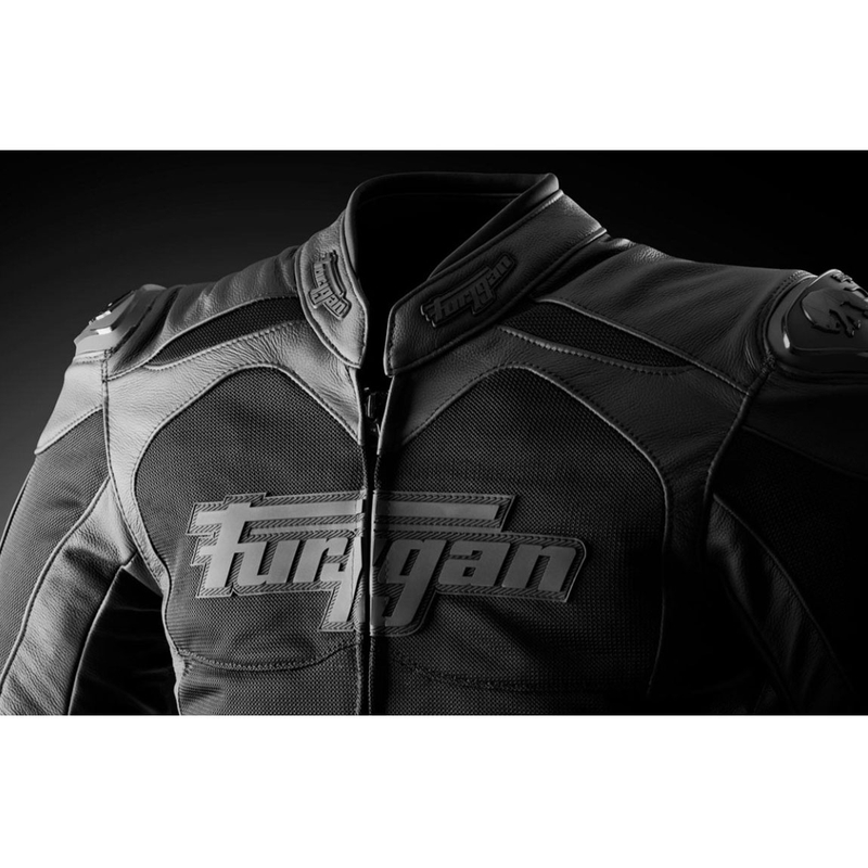 Veste moto en cuir Furygan Speed Mesh 3 noir