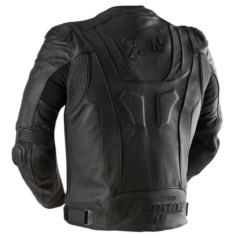 Blouson moto en cuir Furygan Ghost Evo noir