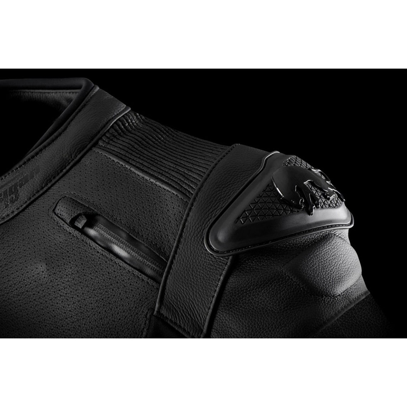 Blouson moto en cuir Furygan Ghost Evo noir