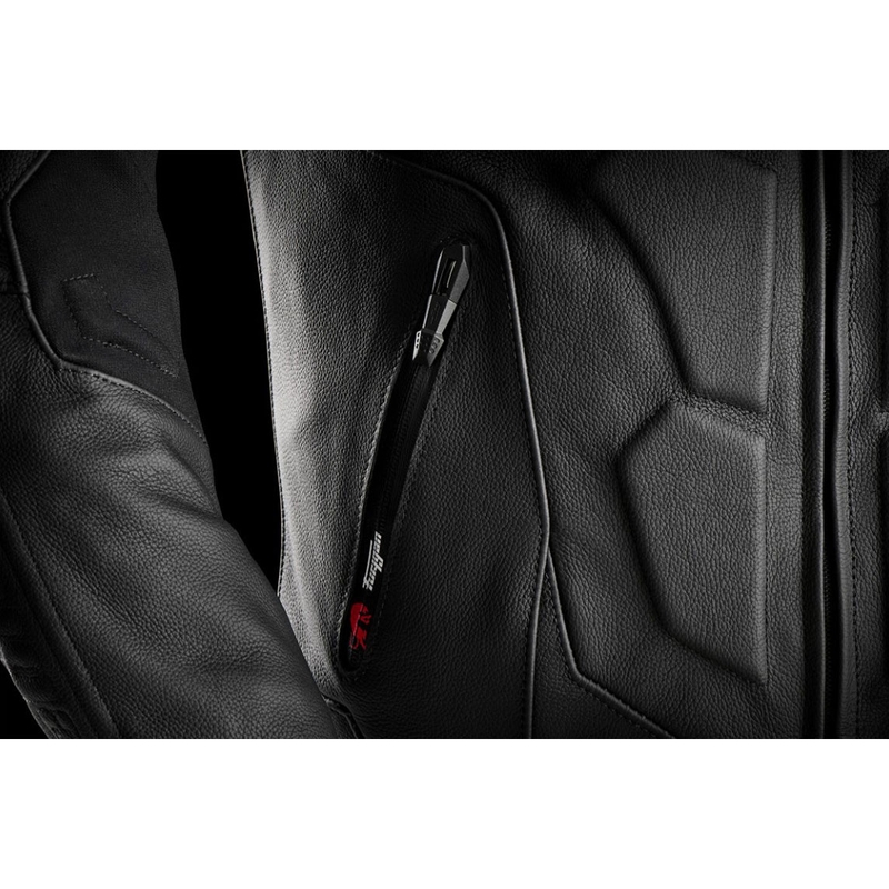 Blouson moto en cuir Furygan Ghost Evo noir