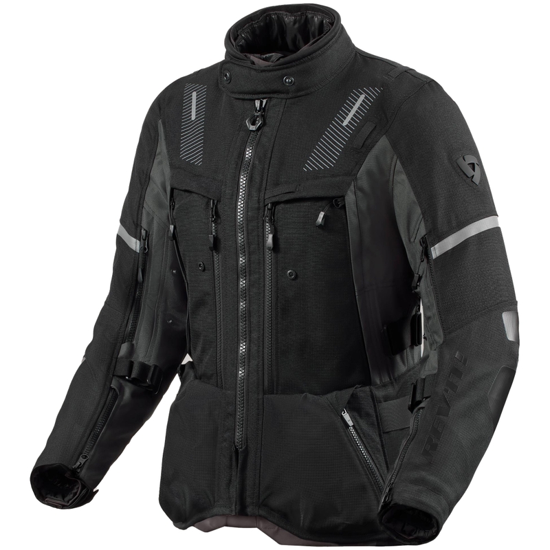 Veste moto femme Revit Sand 5 H2O noir-anthracite
