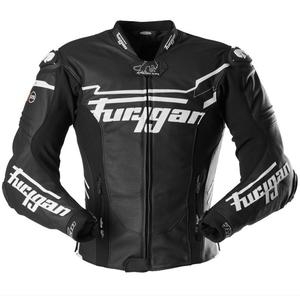 Veste moto en cuir Furygan Sirius noir-blanc