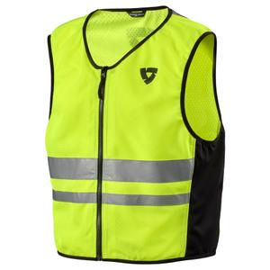 Gilet moto réfléchissant Revit Athos 3 Air jaune fluo