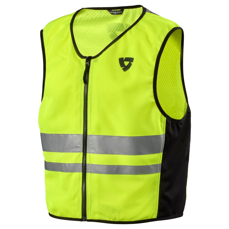 Gilet moto réfléchissant Revit Athos 3 Air jaune fluo