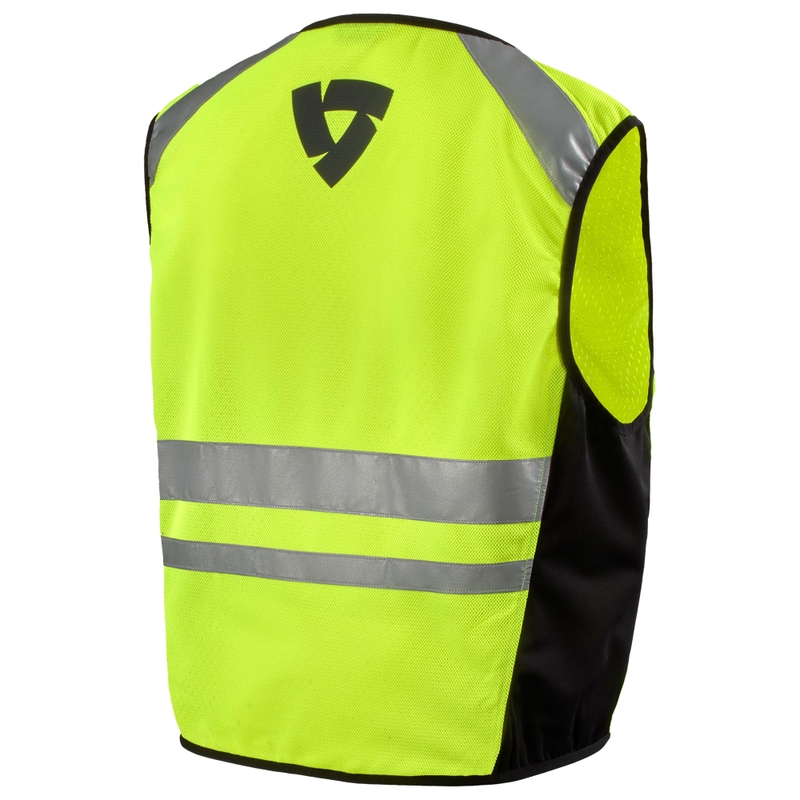 Gilet moto réfléchissant Revit Athos 3 Air jaune fluo