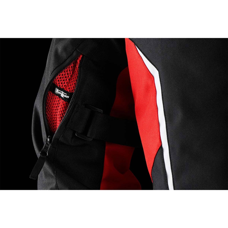 Veste moto Furygan Yori noir-rouge-blanc