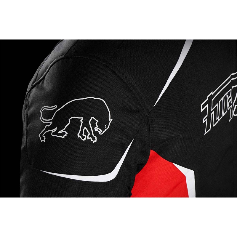 Veste moto Furygan Yori noir-rouge-blanc
