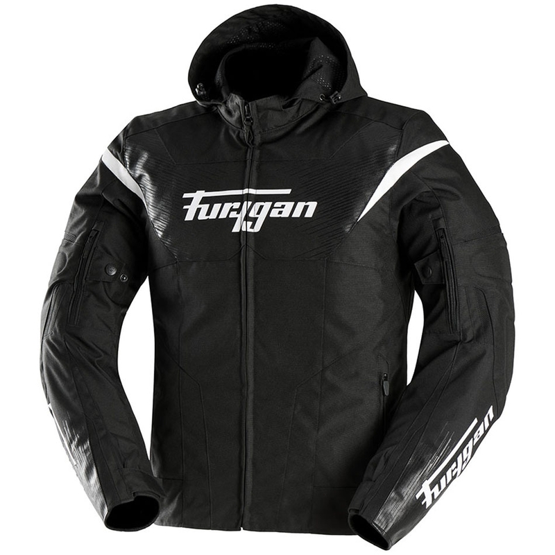 Veste moto Furygan Shard noir-blanc