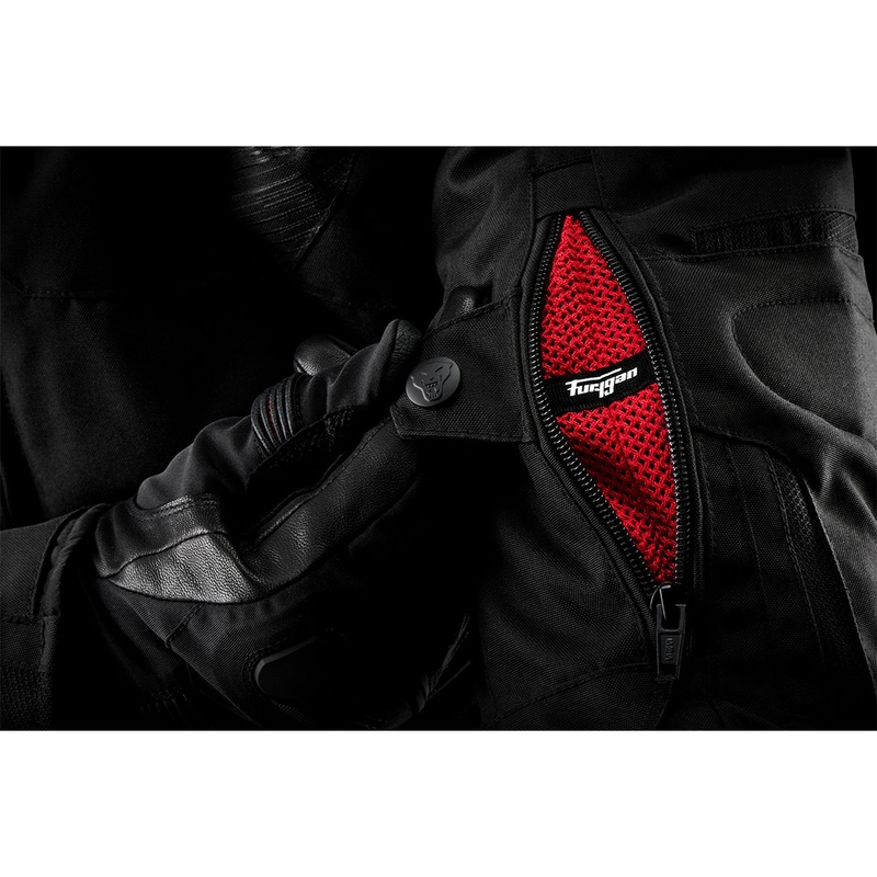 Veste moto Furygan Shard noir-blanc