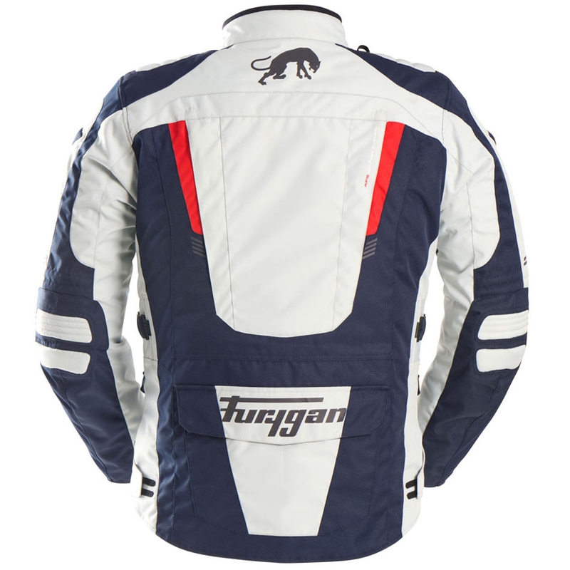 Blouson moto Furygan Apalaches Evo bleu-beige-rouge