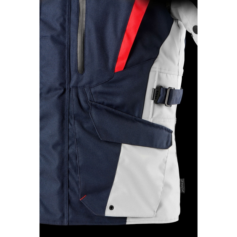Blouson moto Furygan Apalaches Evo bleu-beige-rouge