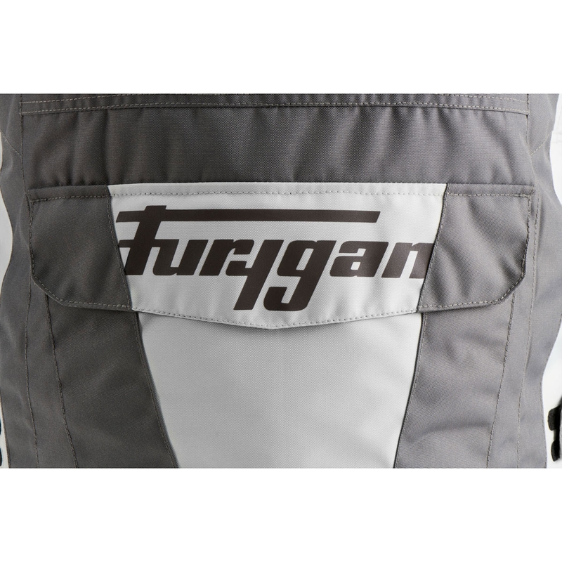 Blouson moto Furygan Apalaches Evo gris-beige-rouge