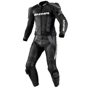 Salopette de moto Shima STR noir-gris soldes