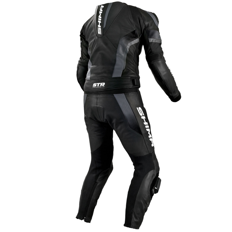 Salopette de moto Shima STR noir-gris soldes