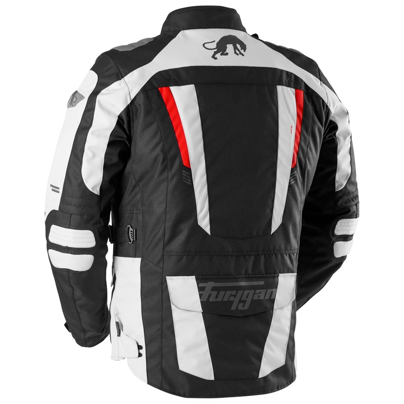 Blouson moto Furygan Apalaches Evo noir-beige-rouge