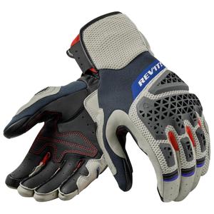 Gants moto Revit Sand 5 argent-rouge