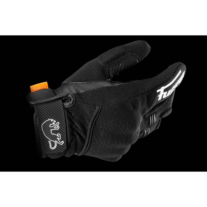Gants moto Furygan Jet D3O Evo noir-blanc