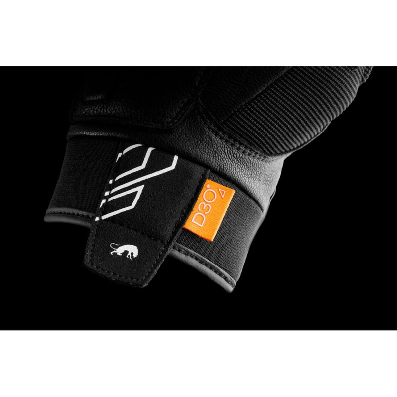 Gants moto Furygan Jet Neon D3O noir-blanc