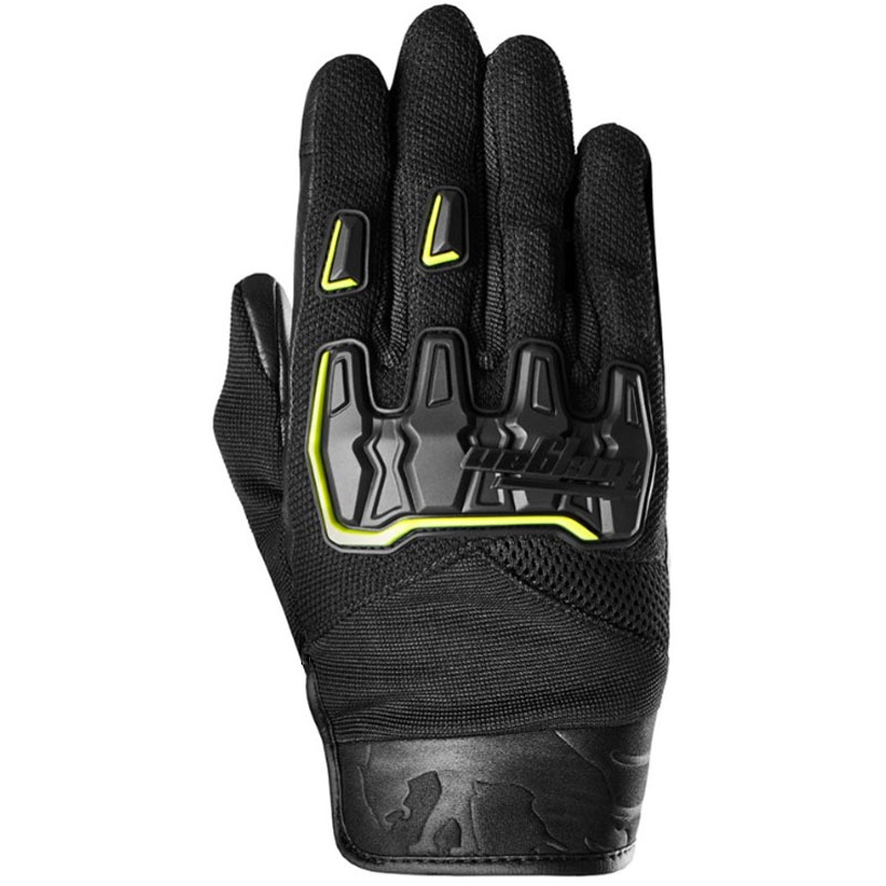 Gants moto Furygan Shade noir-jaune fluo